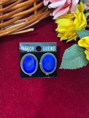 Brass Studs  – Dark Blue
