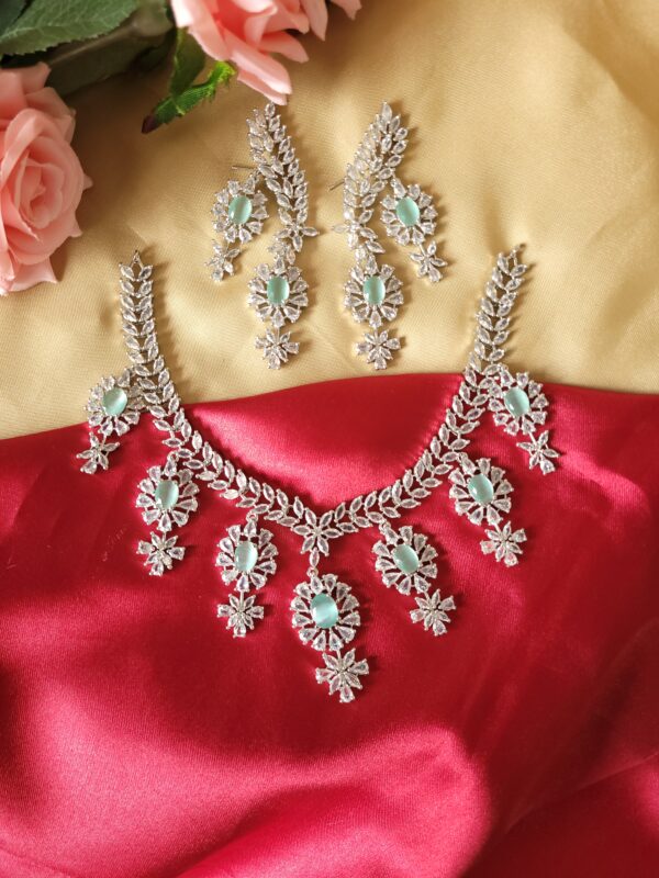 Emma American Diamond Set - Mint Green