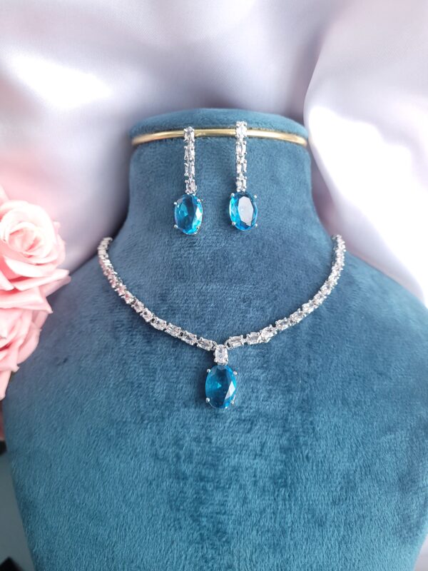 Deepika Padukone Inspired AD Set - Light Blue