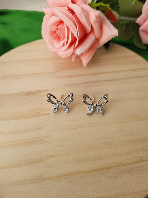 Unique Stone Butterfly Earrings