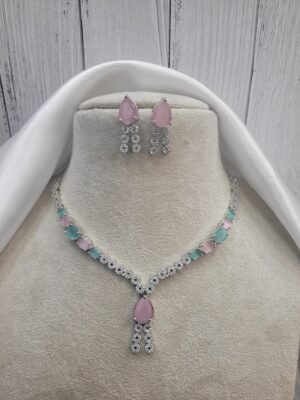 Riddhima American Diamond Set – Multi