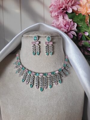 Kanishka American Diamond Set – Multi