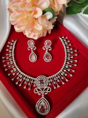 Evelyn American Diamond Set – White
