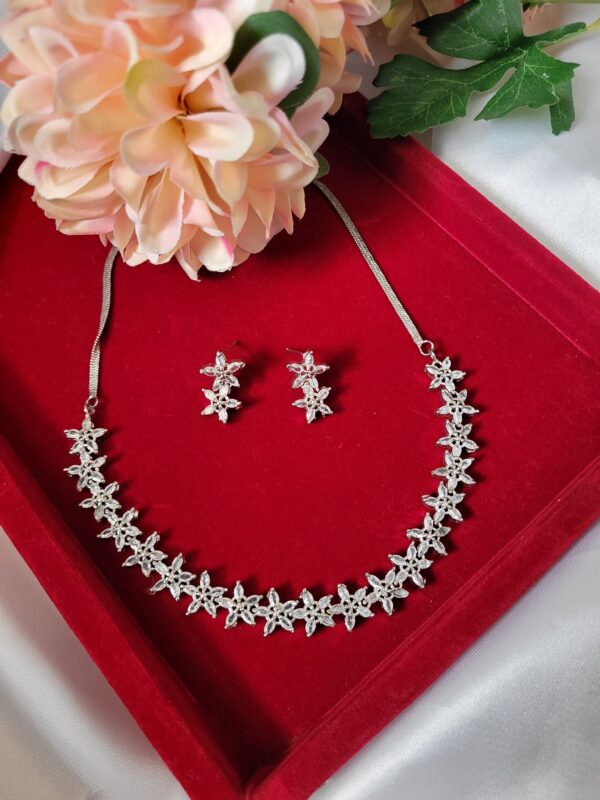 Star Cut American Diamond Set