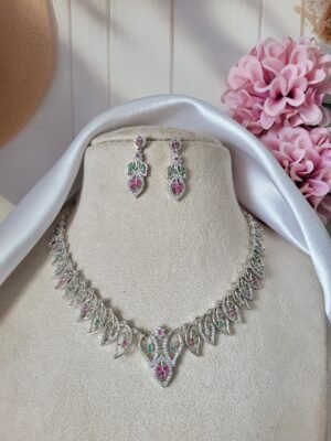 Vanshika American Diamond Set – Multi