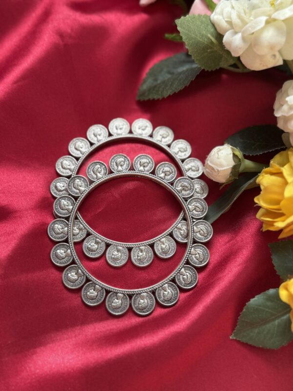 Oxidised Bangles - 2.6 size (Pattern 2)
