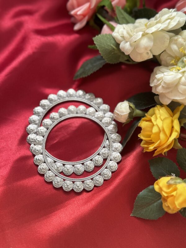 Oxidised Bangles - 2.6 size (Pattern 1)