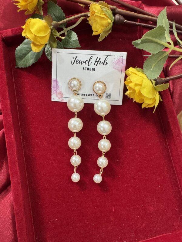 Long Pearl Earrings