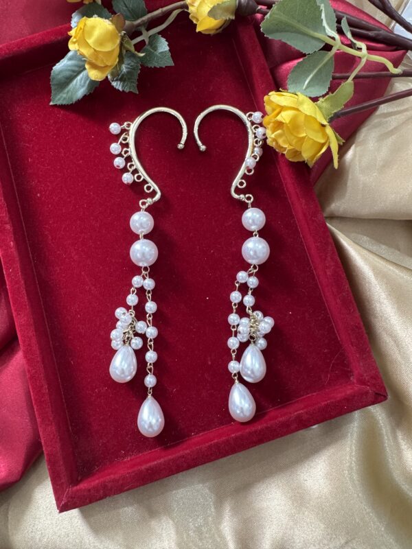 Pearl Earcuff Earrings