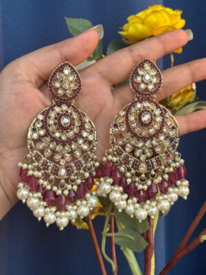Mitali Premiun Earrings – Wine