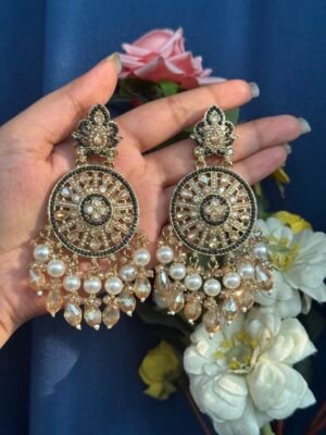 Madhumita Premium Earrings – Black