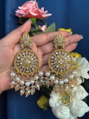 Madhumita Premium Earrings – Yellow