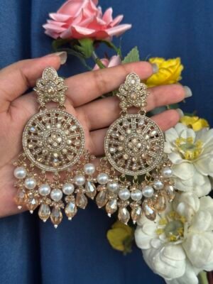 Madhumita Premium Earrings – White