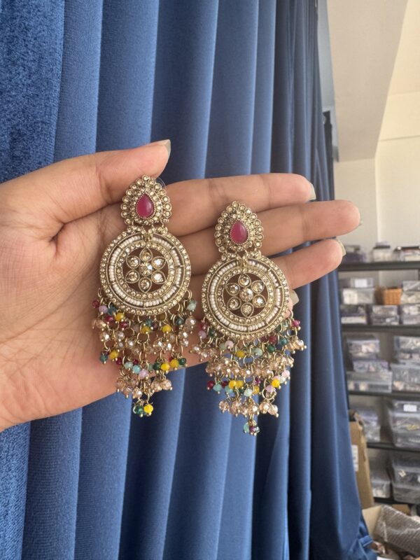 Jasmeen Premium Earrings - Multi