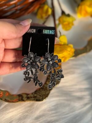 Flower Brass Earrings