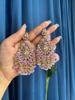 Anika Premium Earrings – Lavender