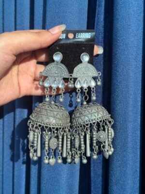 Black Metal Jhumka