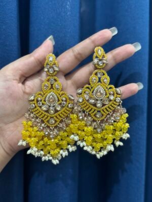 Damini Exclusive Earrings – Yellow