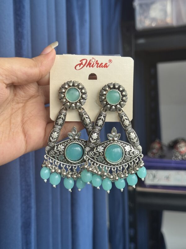 Greeshma GS Chandbali - Light Blue