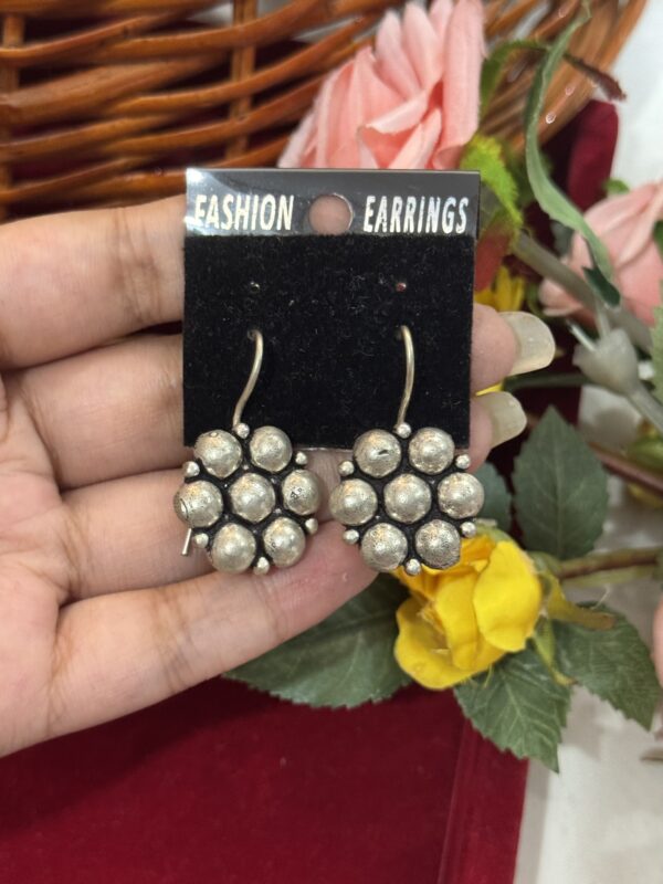 Daily Wear Brass Flower Earrings