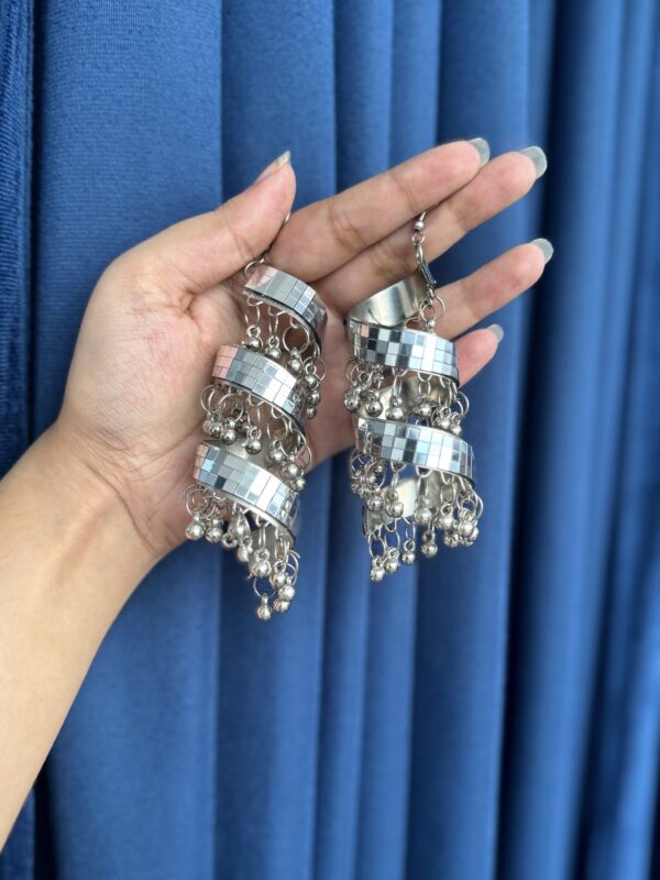 Spiral Mirror Earrings
