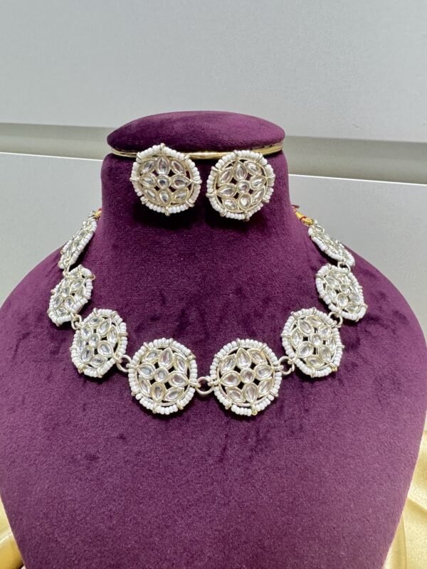 Kundan Golden Choker with Studs