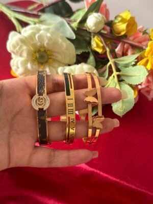 Anti Tarnish Kada Combo – Pattern 6