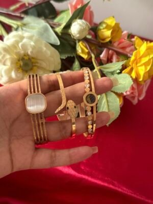 Anti Tarnish Kada Combo – Pattern 10