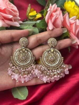 Arushi Kundan Earrings – Lavender