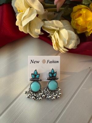 Daily Wear Unique Earrings – Light Blue