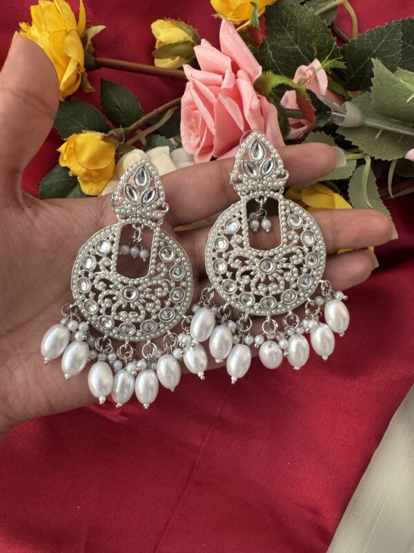 Rashi Silver Polish Earrings