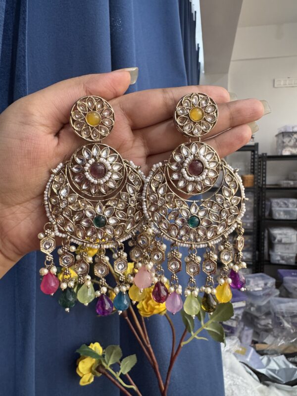Nayantara Ethnic Earrings - Multi