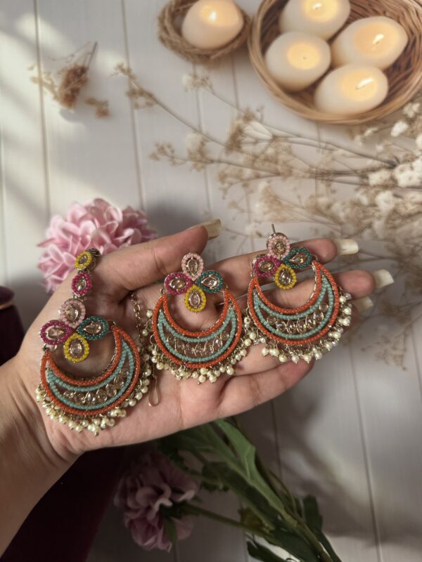 Megha Premium Kundan Set - Multi - Image 3