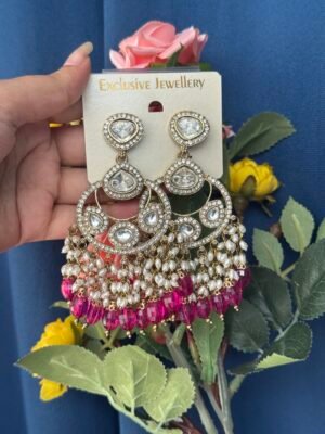 Falguni Kundan Beauty – Dark Pink