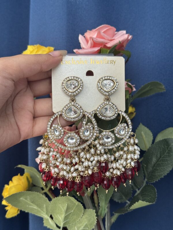 Falguni Kundan Beauty - Red