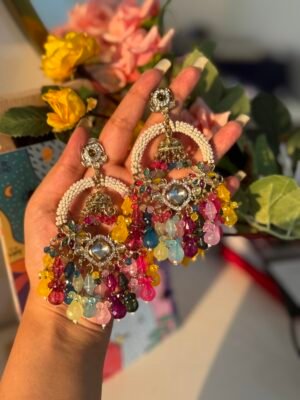 Sameeksha Ethnic Earrings – Multi