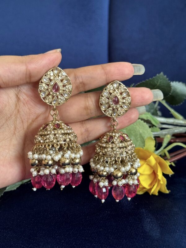Premium Jhumka - Wine
