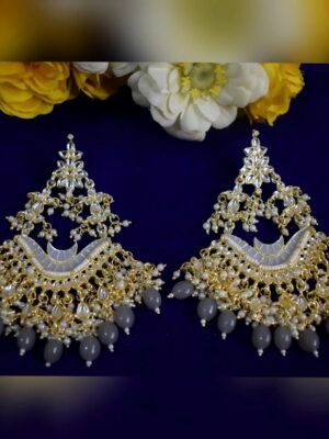 Jasmine Earrings – Grey