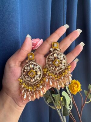 Jasmine Premium Earrings – Yellow