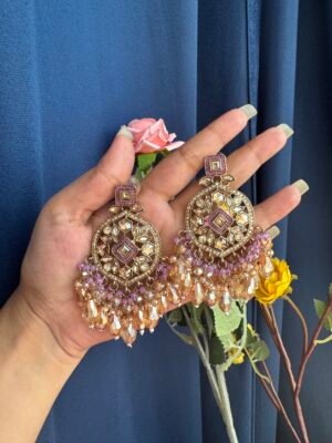 Jasmine Premium Earrings – Lavender