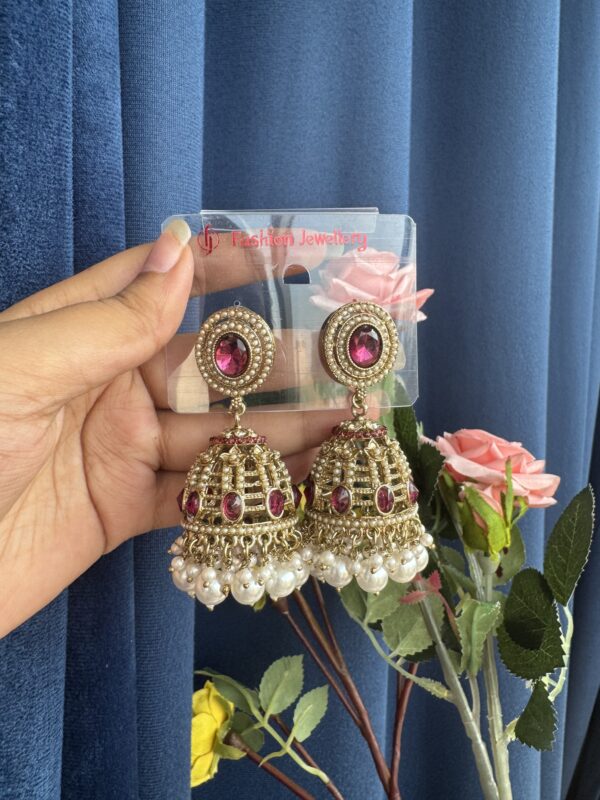 Kaashvi Jhumka - Wine