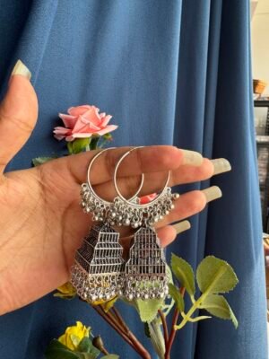 Jhumka Bali Earrings – Pattern 3