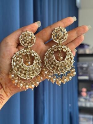Golden Stone Earrings