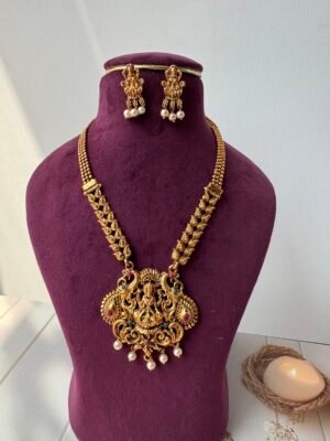 Vidisha Temple Jewellery Set