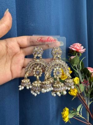 Alisha Premium Earrings – Lavender