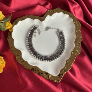Sleek German Silver Choker