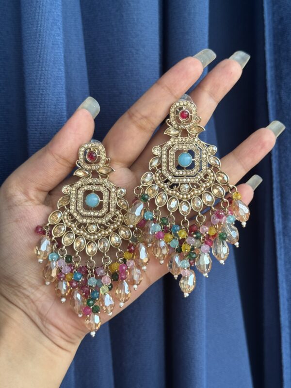 Palak Premium Earrings - Multi