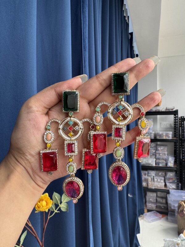 Ankita Inspired Earrings - Multi
