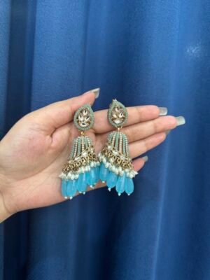 Chitra Jhumka – Light Blue