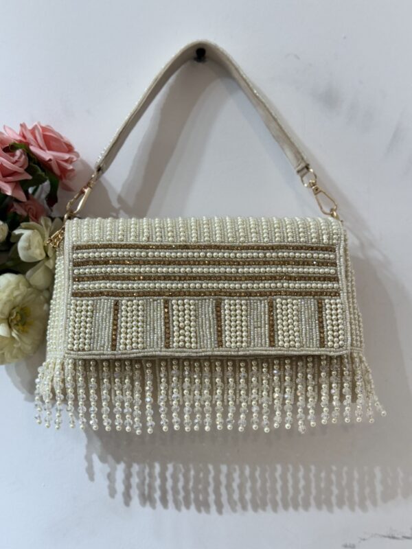 Exclusive Pearl Bag - White